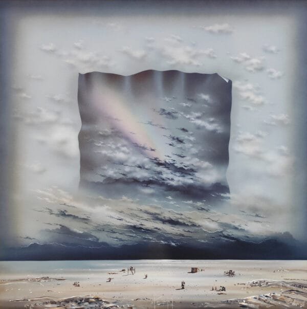 Gran obra de Emilio Bolinches con sus característicos niños magos ejecutando tareas