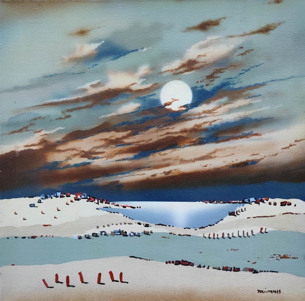 Marina en luna llena de Emilio Bolinches